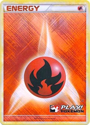Fire Energy (2010 Play! Pokemon) () [League & Championship Cards] Holofoil