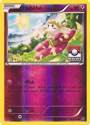 Flabebe - 101/162 (Pokemon League) (101) [League & Championship Cards] Reverse Holofoil