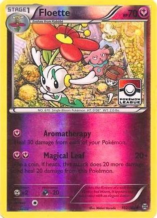 Floette - 102/162 (Pokemon League) (102) [League & Championship Cards] Reverse Holofoil