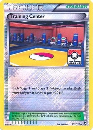 Training Center - 102/111 (Pokemon League) (102) [League & Championship Cards] Reverse Holofoil
