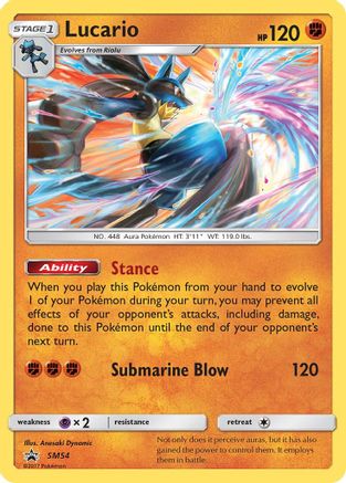 Lucario - SM54 (SM54) [SM Promos] Holofoil