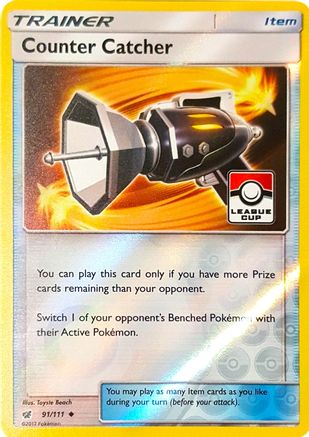 Counter Catcher - 91/111 (League Cup) (91) [League & Championship Cards] Reverse Holofoil