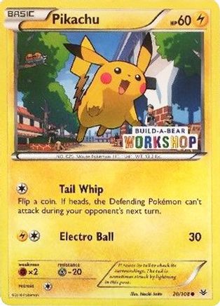 Pikachu - 20/108 (Build-A-Bear Workshop Exclusive) (20) [Miscellaneous Cards & Products]