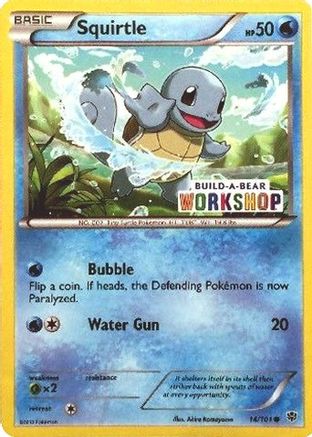 Squirtle - 14/101 (Build-A-Bear Workshop Exclusive) (14) [Miscellaneous Cards & Products]