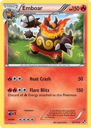 Emboar - 19/114 (19) [Deck Exclusives]