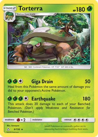 Torterra (9) [SM - Ultra Prism] Holofoil