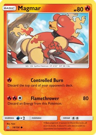 Magmar (18) [SM - Ultra Prism] Reverse Holofoil