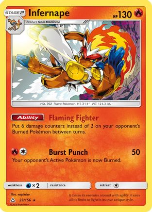 Infernape (23) [SM - Ultra Prism] Holofoil