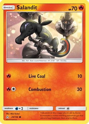 Salandit (25) [SM - Ultra Prism] Reverse Holofoil