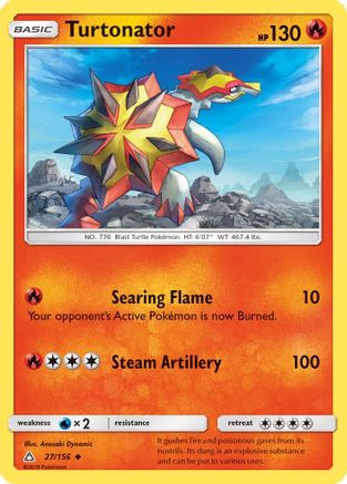 Turtonator (27) [SM - Ultra Prism] Reverse Holofoil