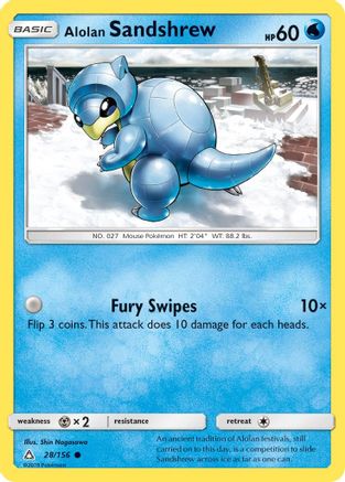 Alolan Sandshrew (28) [SM - Ultra Prism]