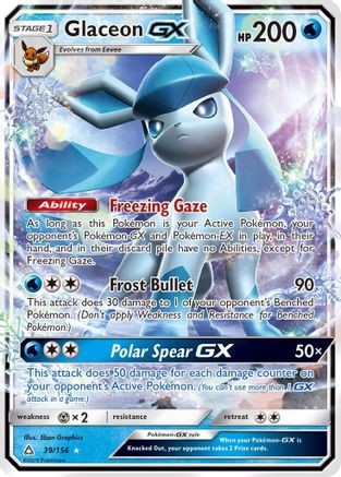 Glaceon GX (39) [SM - Ultra Prism] Holofoil