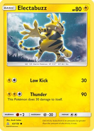 Electabuzz (43) [SM - Ultra Prism] Reverse Holofoil
