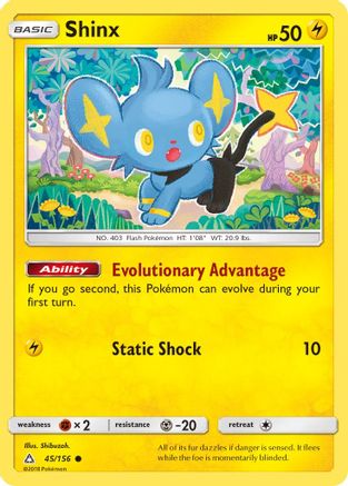 Shinx (45) (45) [SM - Ultra Prism]