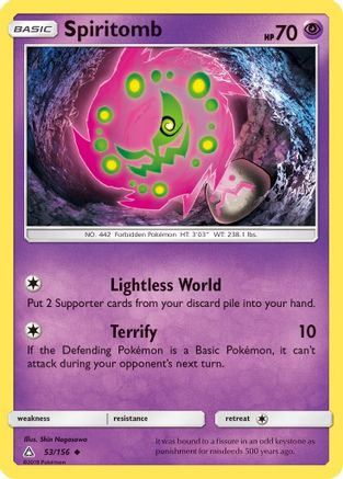 Spiritomb (53) [SM - Ultra Prism] Reverse Holofoil