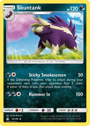 Skuntank (76) [SM - Ultra Prism] Reverse Holofoil