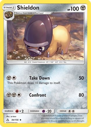 Shieldon (84) [SM - Ultra Prism] Reverse Holofoil