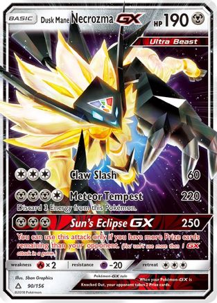 Dusk Mane Necrozma GX (90) [SM - Ultra Prism] Holofoil