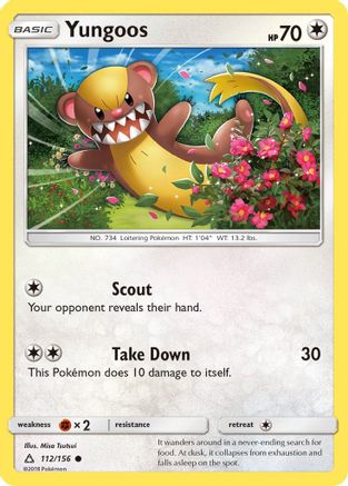 Yungoos (112) [SM - Ultra Prism] Reverse Holofoil