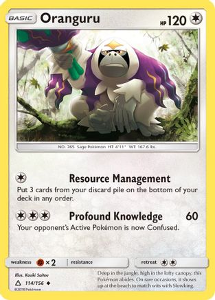 Oranguru (114) [SM - Ultra Prism] Reverse Holofoil