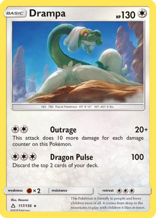 Drampa (117) [SM - Ultra Prism] Holofoil