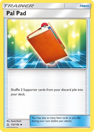 Pal Pad (132) [SM - Ultra Prism] Reverse Holofoil