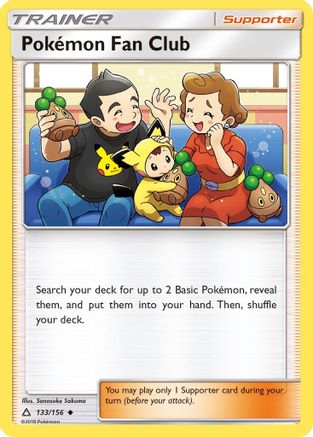 Pokemon Fan Club (133) [SM - Ultra Prism] Reverse Holofoil