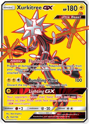 Xurkitree GX (Full Art) (142) [SM - Ultra Prism] Holofoil