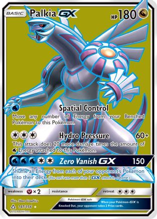 Palkia GX (Full Art) (147) [SM - Ultra Prism] Holofoil