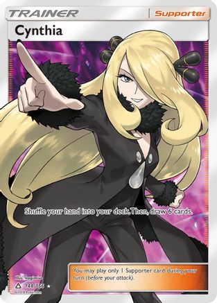 Cynthia (Full Art) (148) [SM - Ultra Prism] Holofoil
