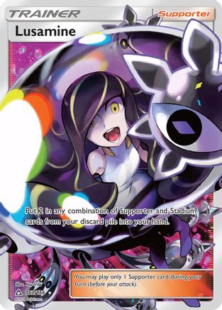 Lusamine (Full Art) (153) [SM - Ultra Prism] Holofoil