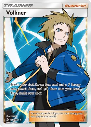 Volkner (Full Art) (156) [SM - Ultra Prism] Holofoil