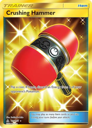 Crushing Hammer (Secret Rare) (166) [SM - Ultra Prism] Holofoil