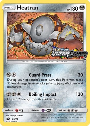 Heatran - SM96 (Prerelease) (SM96) [SM Promos] Holofoil