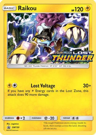 Raikou - SM150 (Prerelease) (SM150) [SM Promos] Holofoil