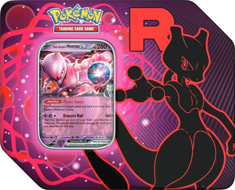Pokemon Team Rocket Tin (Mewtwo ex)