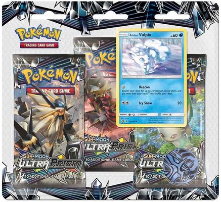 Pokemon Ultra Prism 3 Pack Blister [Alolan Vulpix]