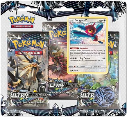 Pokemon Ultra Prism 3 Pack Blister [Porygon-Z]