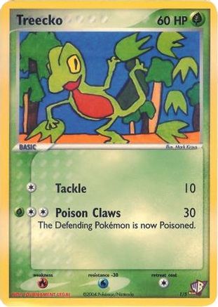 Treecko - 1/5 () [Kids WB Promos]
