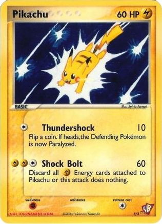 Pikachu - 5/5 () [Kids WB Promos]