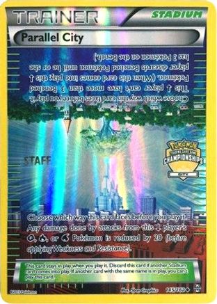 Parallel City - 145/162 (City Championships) [Staff] (145) [League & Championship Cards] Reverse Holofoil