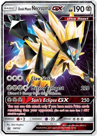 Dusk Mane Necrozma GX - SM102 (SM102) [SM Promos] Holofoil