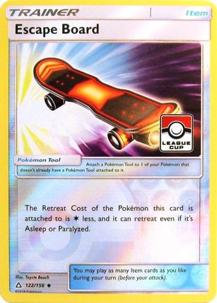 Escape Board - 122/156 (League Cup) (122) [League & Championship Cards] Reverse Holofoil