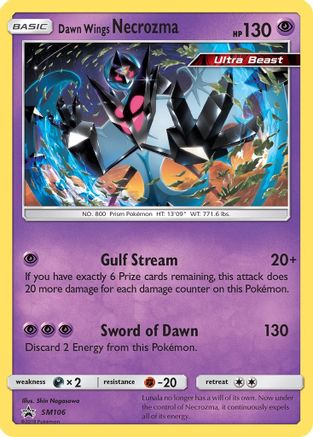 Dawn Wings Necrozma - SM106 (SM106) [SM Promos] Holofoil