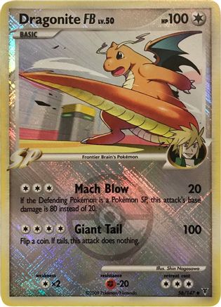 Dragonite FB - 56/147 (League Promo) (56) [League & Championship Cards] Reverse Holofoil