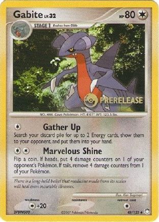 Gabite - 48/124 (Prerelease) (48) [Diamond and Pearl Promos]