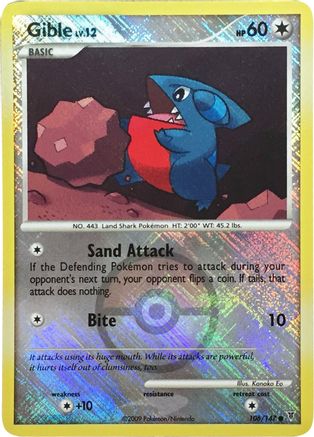 Gible - 106/147 (Championship Promo) (106) [League & Championship Cards] Reverse Holofoil