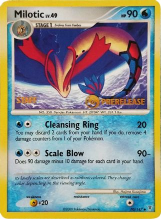 Milotic - 70/147 (Prerelease) [Staff] (70) [Nintendo Promos]