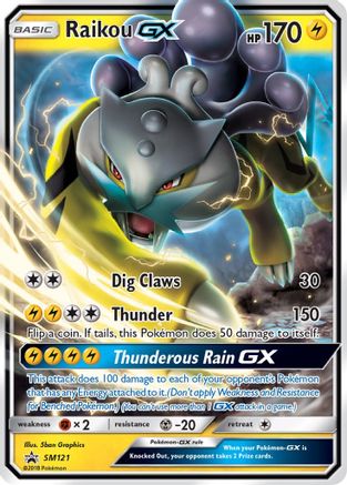 Raikou GX (SM121) [SM Promos] Holofoil