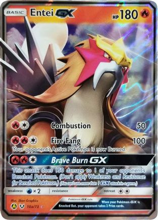 Entei GX - 10a/73 (10a) [Alternate Art Promos] Holofoil